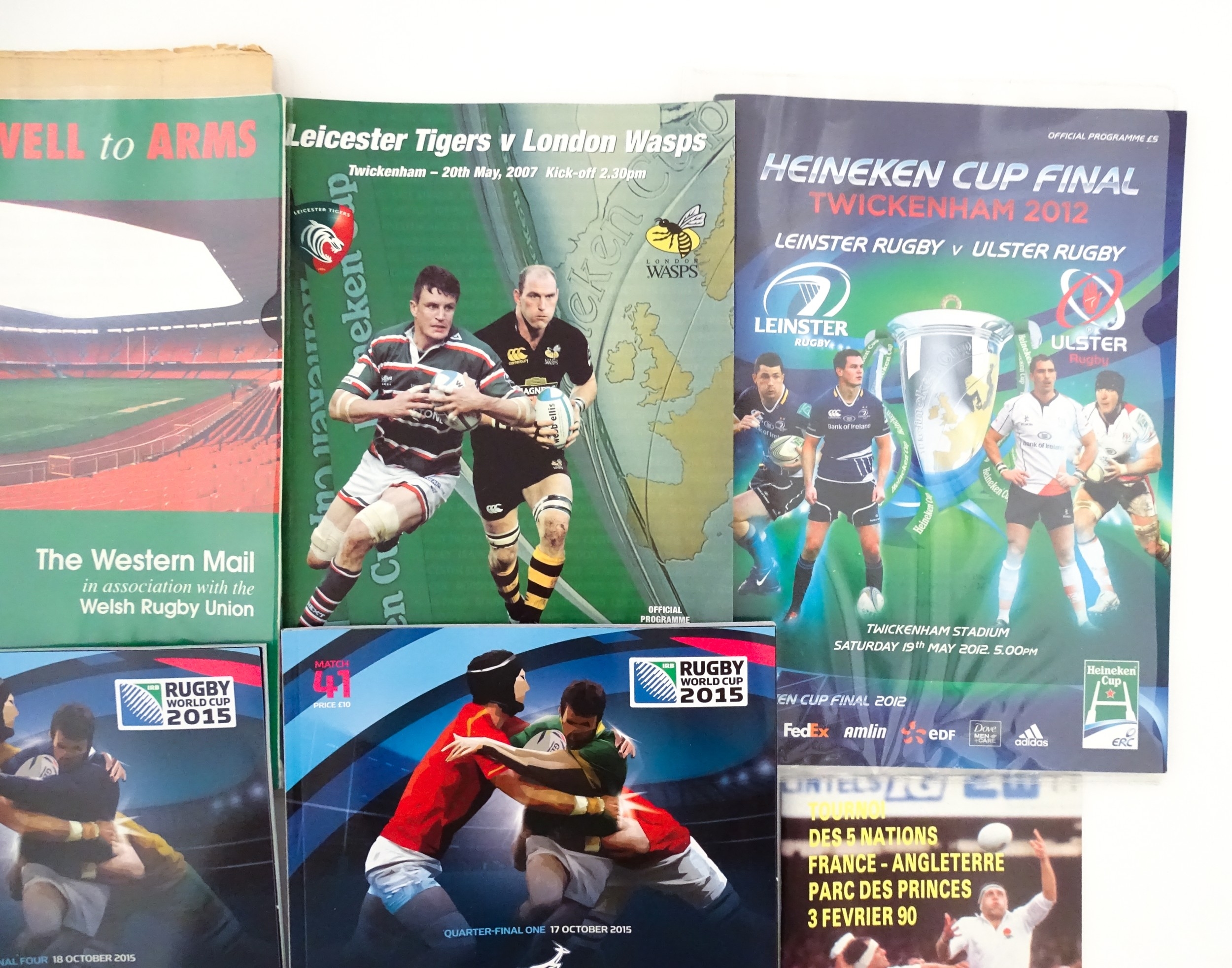 A large quantity of Rugby Union international match and World Cup competition programmes 1954- 2015. - Image 41 of 42