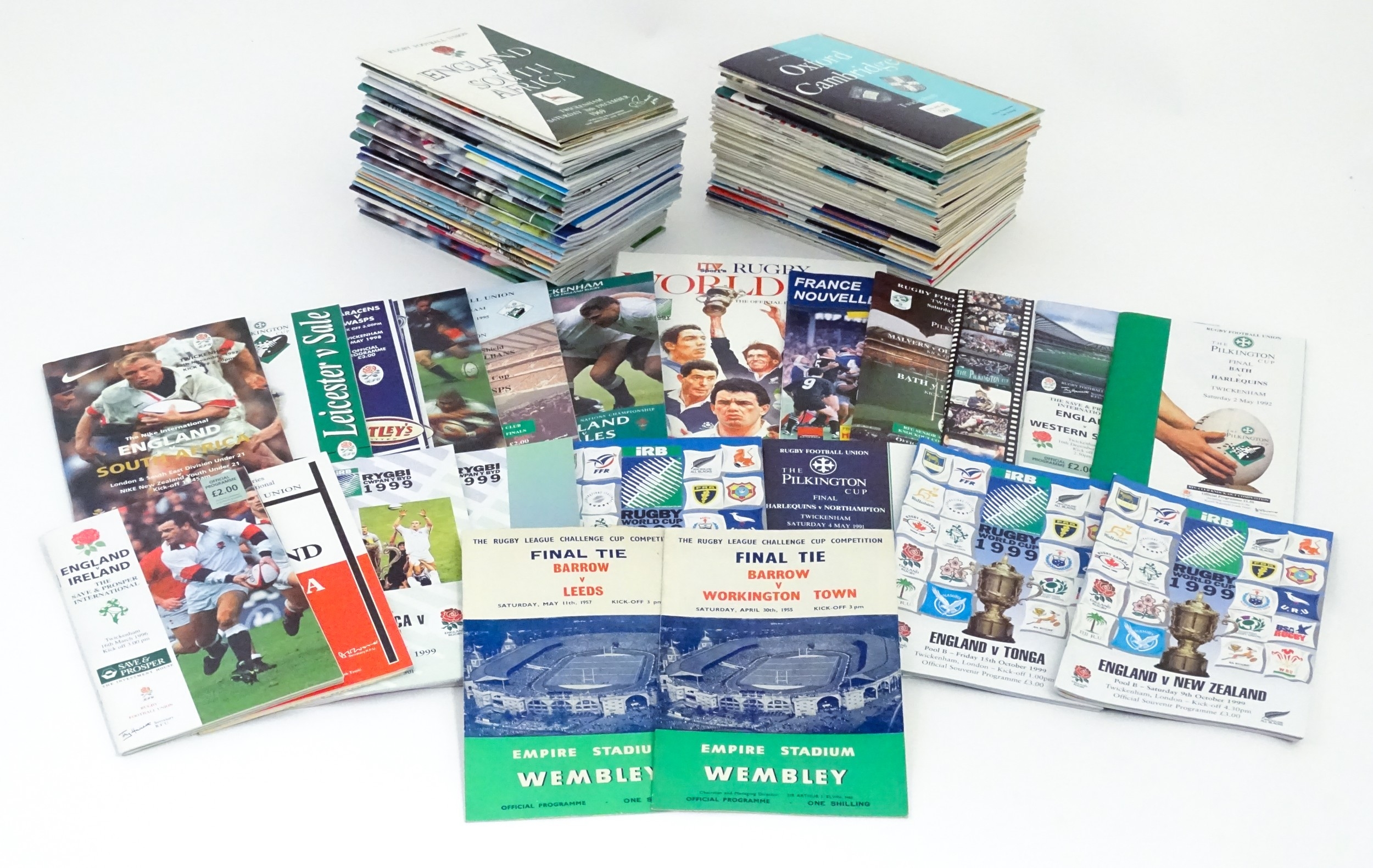 A large quantity of Rugby Union international match and World Cup competition programmes 1954- 2015. - Image 2 of 42