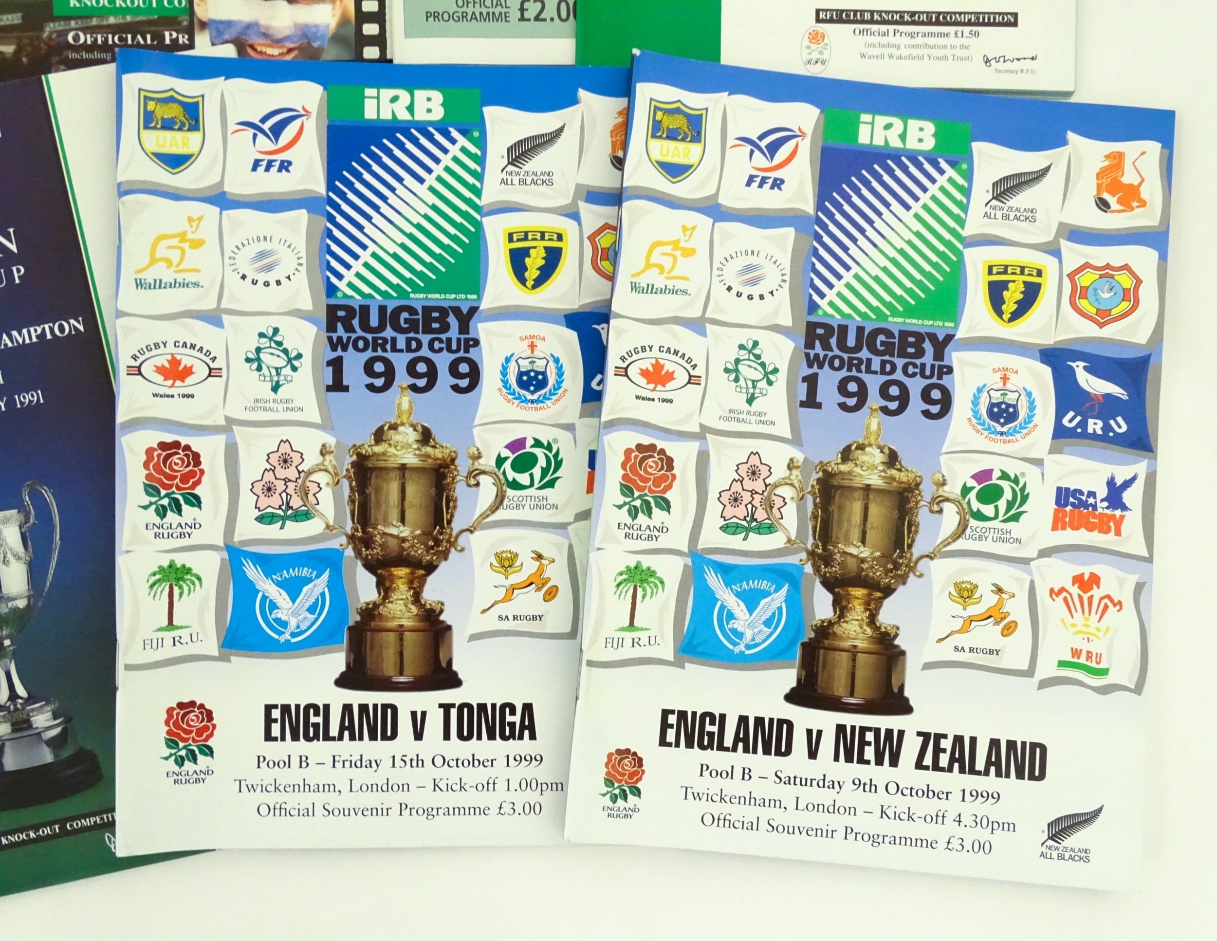 A large quantity of Rugby Union international match and World Cup competition programmes 1954- 2015. - Image 5 of 42