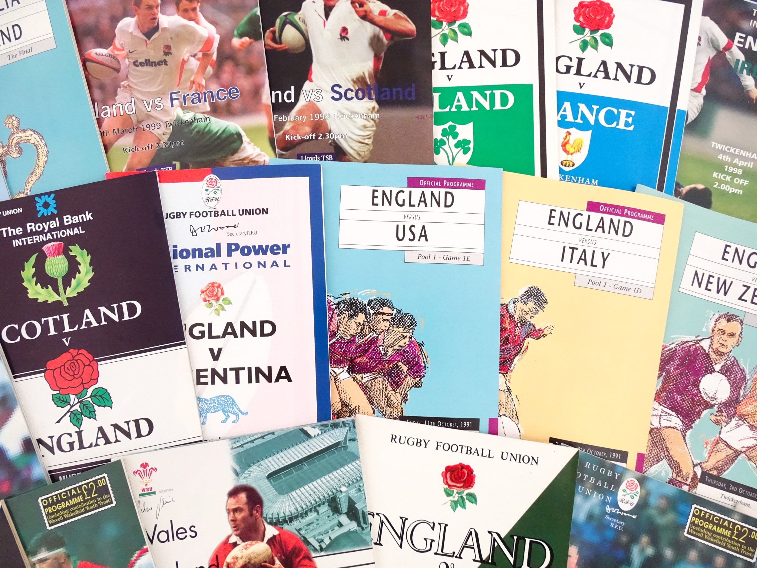 A large quantity of Rugby Union international match and World Cup competition programmes 1954- 2015. - Image 28 of 42