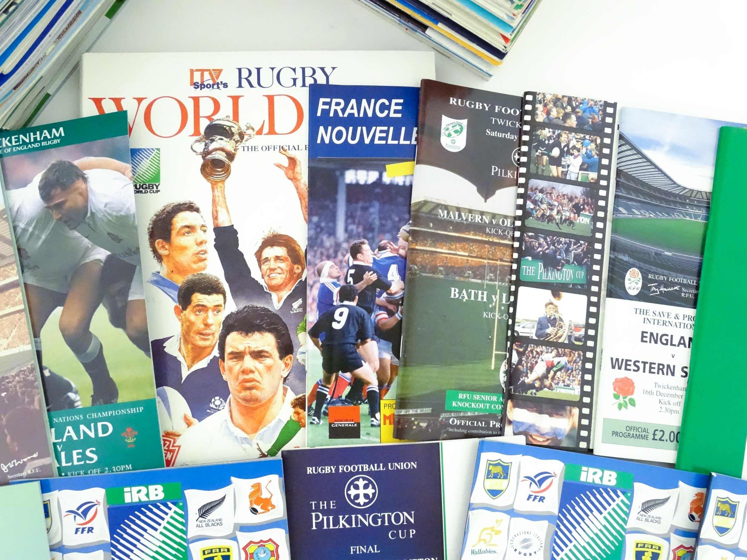 A large quantity of Rugby Union international match and World Cup competition programmes 1954- 2015. - Image 10 of 42