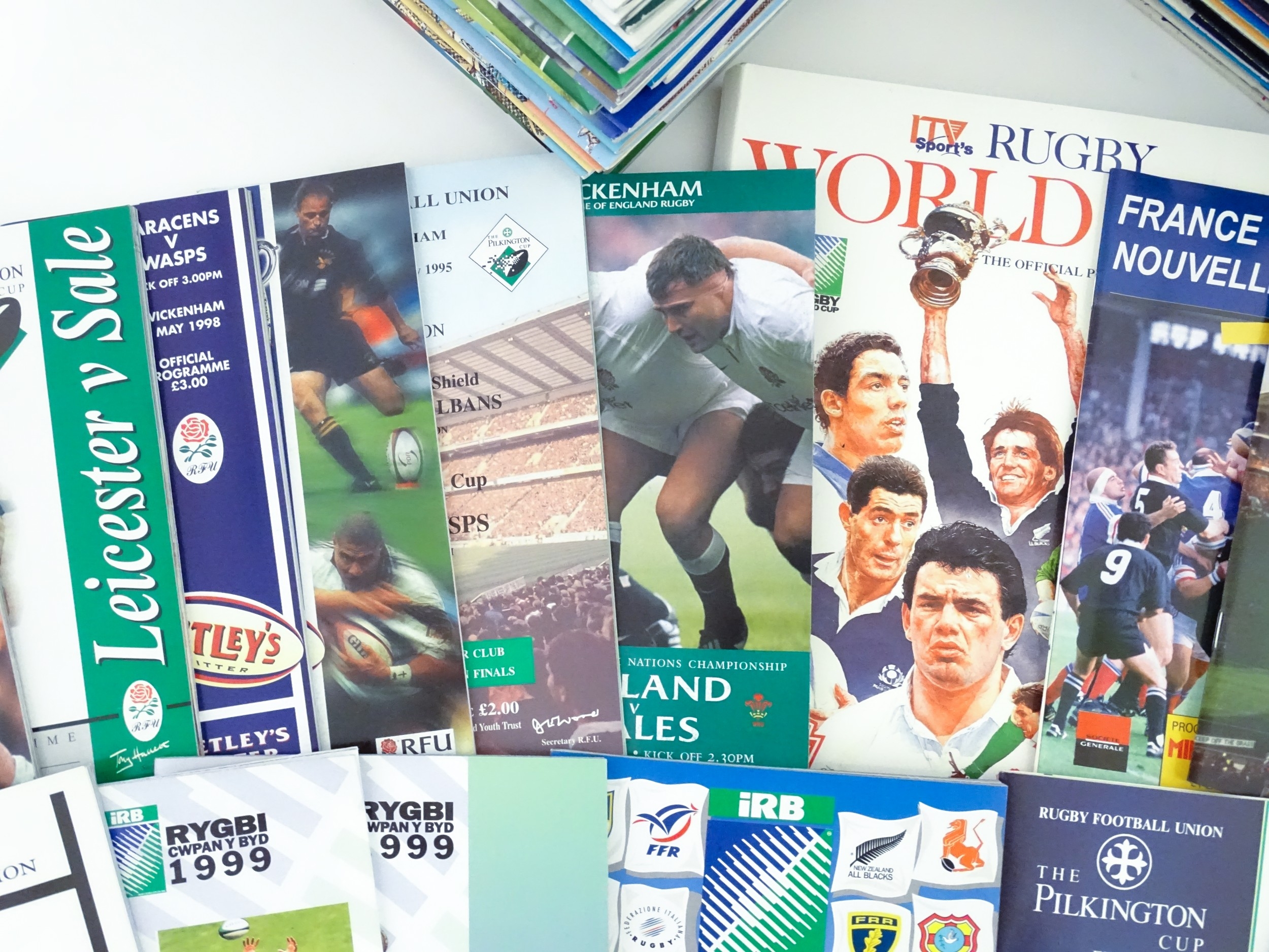 A large quantity of Rugby Union international match and World Cup competition programmes 1954- 2015. - Image 9 of 42