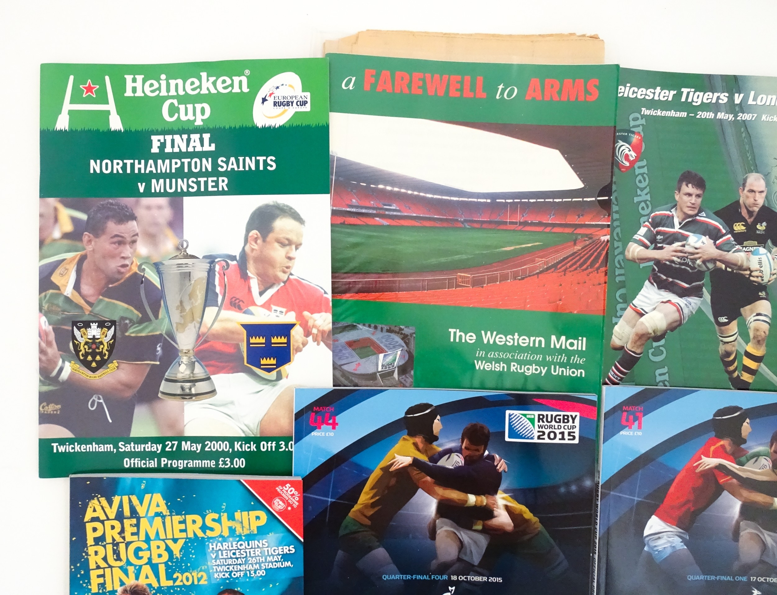 A large quantity of Rugby Union international match and World Cup competition programmes 1954- 2015. - Image 42 of 42