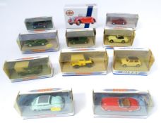 Toys: A quantity of die cast scale model Matchbox Dinky Collection cars comprising DY-18 1968 Jaguar