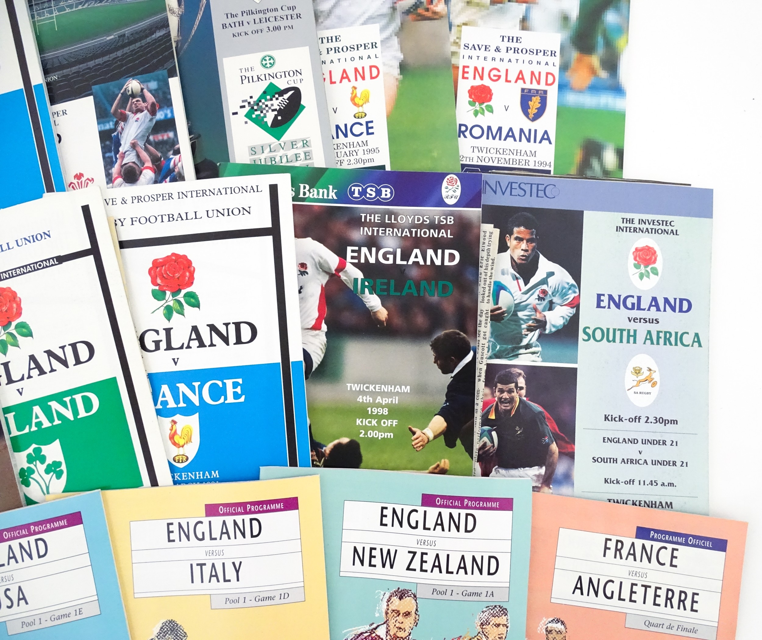 A large quantity of Rugby Union international match and World Cup competition programmes 1954- 2015. - Image 30 of 42