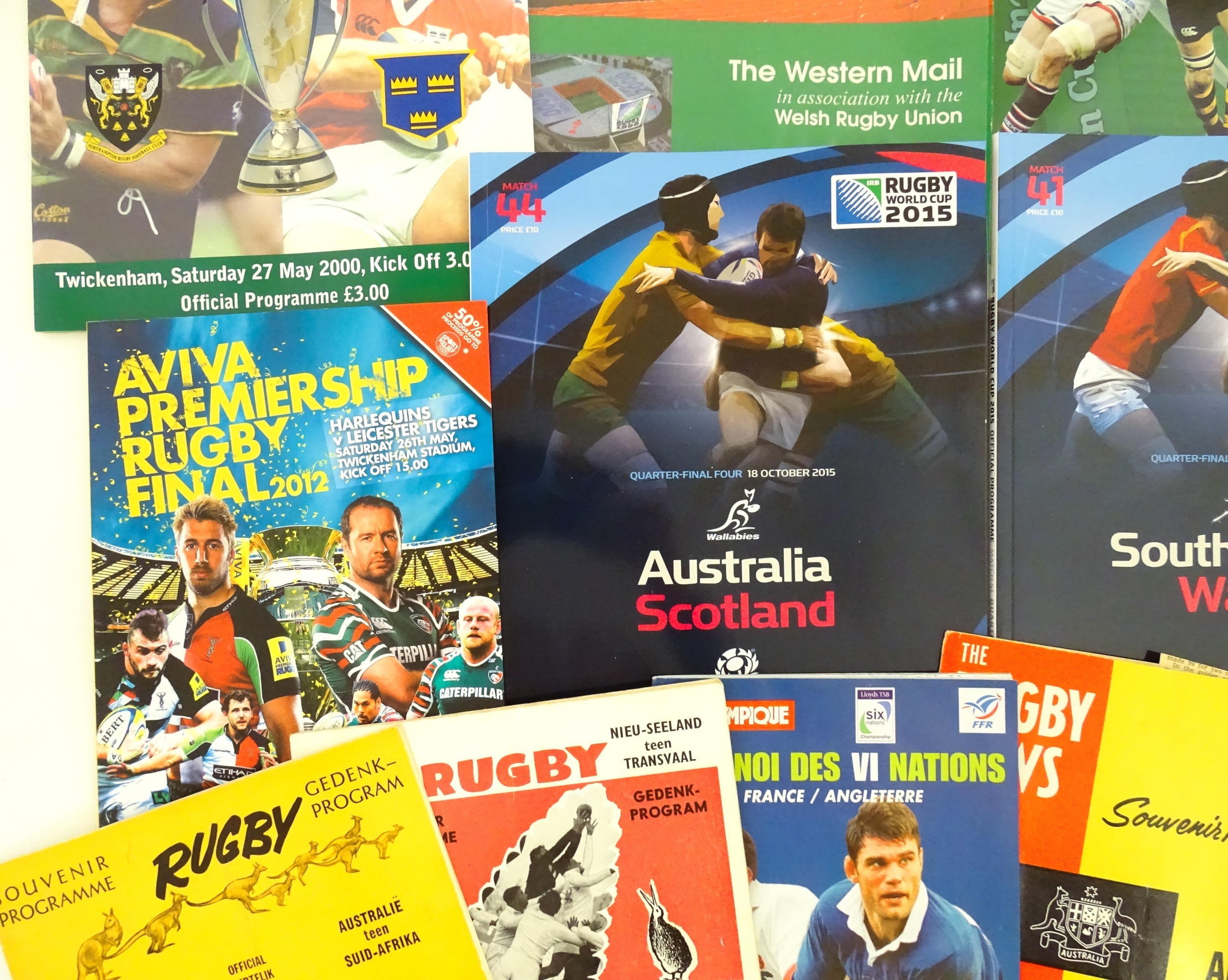 A large quantity of Rugby Union international match and World Cup competition programmes 1954- 2015. - Image 40 of 42