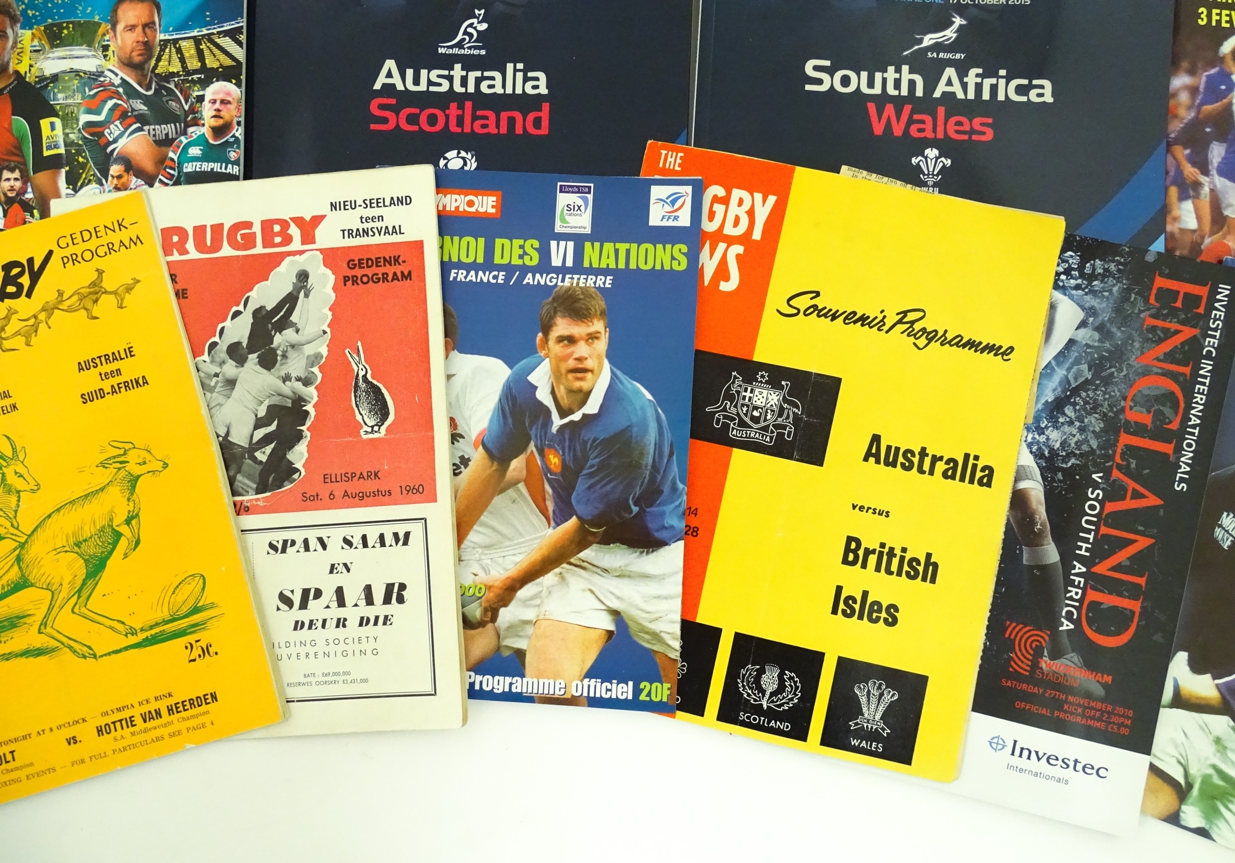 A large quantity of Rugby Union international match and World Cup competition programmes 1954- 2015. - Image 37 of 42