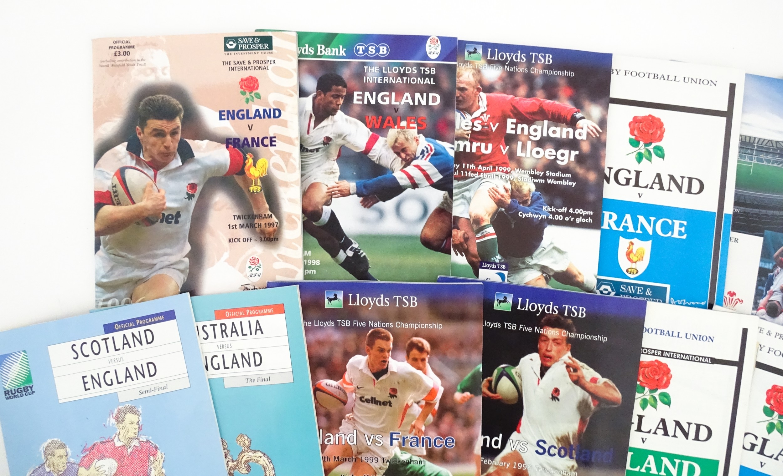 A large quantity of Rugby Union international match and World Cup competition programmes 1954- 2015. - Image 33 of 42