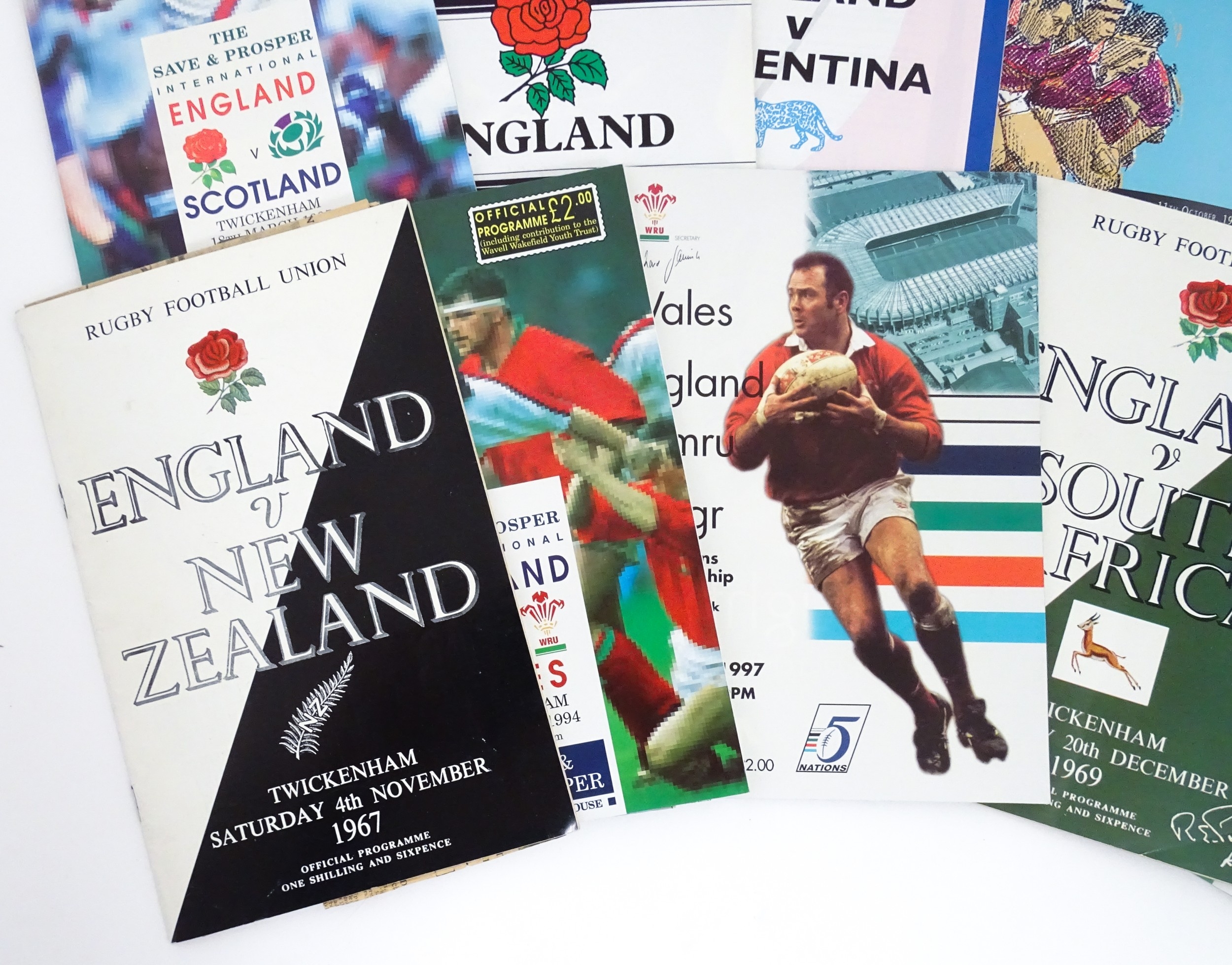 A large quantity of Rugby Union international match and World Cup competition programmes 1954- 2015. - Image 26 of 42