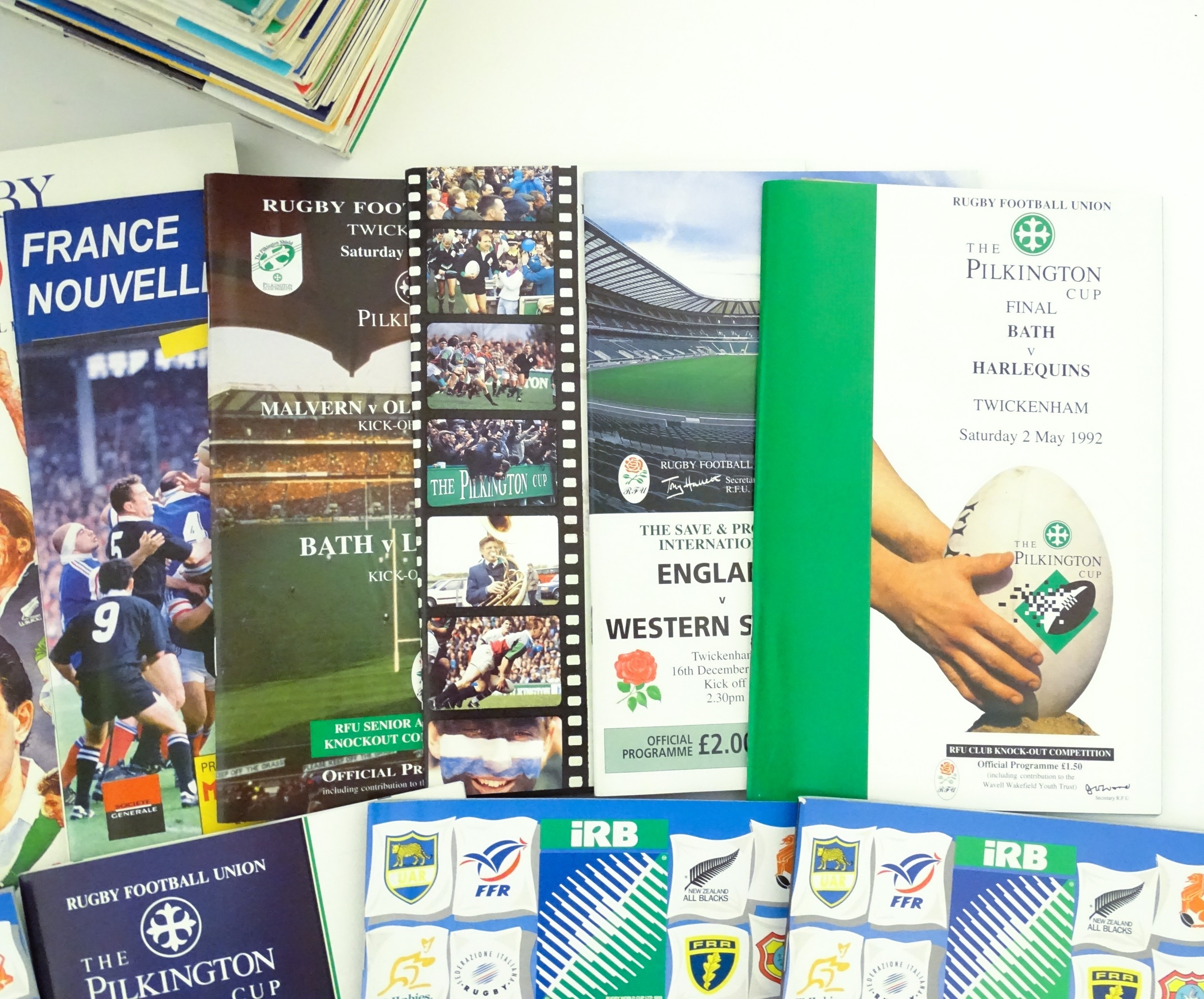 A large quantity of Rugby Union international match and World Cup competition programmes 1954- 2015. - Image 11 of 42