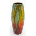 An Anita Harris vase decorated in the Brimstone pattern. Signed under Anita Harris Trial. Approx.