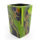 An Anita Harris green glazed vase of squared form. Signed under. Approx. 6" high Please Note - we do - Image 1 of 7