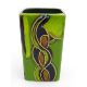 An Anita Harris green glazed vase of squared form. Signed under. Approx. 6" high Please Note - we do - Image 2 of 7
