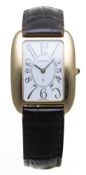 BUCHERER - montre en or jaune 750 et acier, mouvement quartz L.