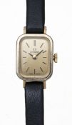 OMEGA - Montre pour femme rectangulaire Tank