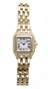 CARTIER - Panthère avec diamants
