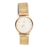 TUDOR: A 9CT GOLD WRISTWATCH