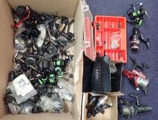 A QUANTITY OF FISHING REELS