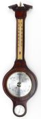Vintage Weather Master banjo barometer, 73cm high.