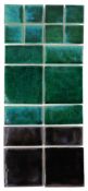 Carter & Co., eighteen early 20th century Poole pottery maritime interest tiles - three levels of