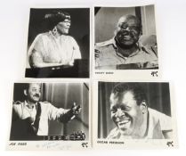Four genuine autographed photos to 'Valerie' including Count Basie jazz band leader, Billie