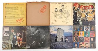 Collection of predominantly The Who vinyl LP records including Meaty, Beaty, Big & Bouncy, Odds &