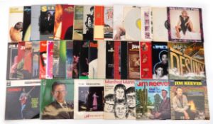 Collection of vinyl LP records including Samantha Fox, Prince, Slade, Cliff Richard, The Moody