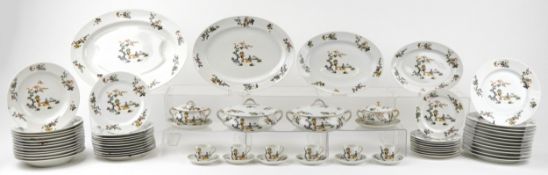 Frank Haviland Limoges for C Jenner & Co. Edinburgh part dinner and coffee service including six