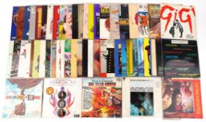 Collection of vinyl LP records, predominantly sound tracks from motion pictures, including Oliver,