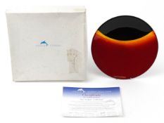 Poole Pottery limited edition charger, no. 0334, 27cm in diameter, with box.