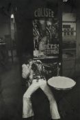 Michael Cooper - Alone at Colisee, 20th century black and white photograph of Brian Jones, The