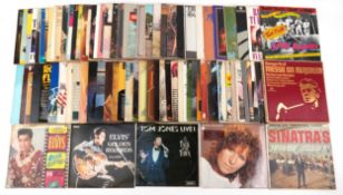Collection of vinyl LP records including The Pointer Sisters, Donna Summer, Ruby Turner, George