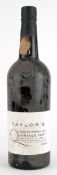Bottle of Taylor's 1984 vintage port bottled in 1986.
