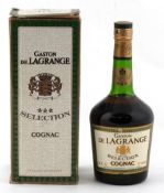 Bottle of Gaston de Lagrange Selection cognac.