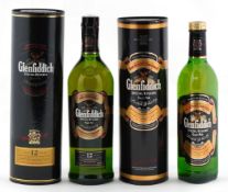 Two bottles of Glenfiddich whisky comprising a Glenfiddich Special Reserve Single Malt 12 Year
