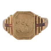 HALLMARKED 9CT GOLD SIGNET RING