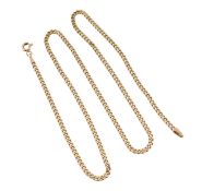 A 9CT GOLD NECKLACE CHAIN
