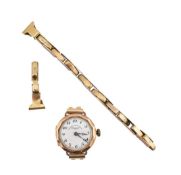HALLMARKED 9CT GOLD LADIES WRISTWATCH