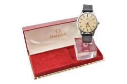 1960S OMEGA SEAMASTER STAINLESS STEEL GENTLEMANS WRISTWATCH