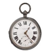 EARLY 20TH CENTURY HALLMARKED SILVER POCKET WATCH