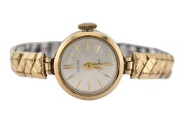 HALLMARKED 9CT GOLD LADIES WRISTWATCH BY VOLGA