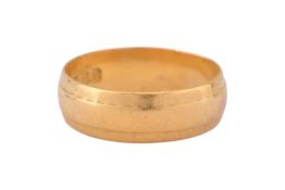 HALLMARKED 22CT GOLD BAND RING