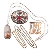 COLLECTION OF SILVER JEWELLERY