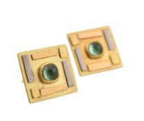 CATHERINE MANNHEIM - 18CT GOLD & TOURMALINE EARRINGS