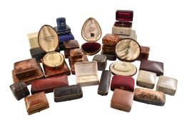 COLLECTION OF ANTIQUE &VINTAGE JEWELLERY BOXES