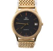 1970S HALLMARKED 9CT GOLD OMEGA DE VILLE WRISTWATCH