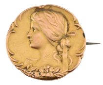 ART NOUVEAU BROOCH PIN