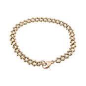 9CT GOLD CHAIN LINK BRACELET