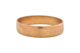 EDWARDIAN HALLMARKED 22CT GOLD BAND RING