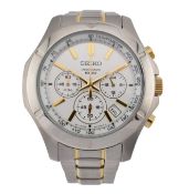 SEIKO CHRONOGRAPH WRISTWATCH 6T63 00G0